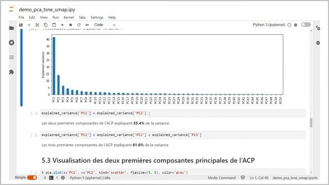 Démo - ACP, t-SNE et UMAP avec Python et scikit-learn | Cycle avancé IA #8 смотреть онлайн