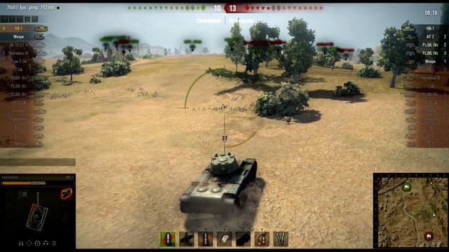 Кв-1 13 фрагов!!! смотреть онлайн