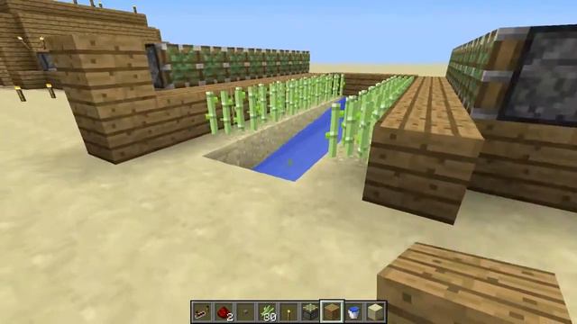 Туториал по автоферме тростника в Minecraft! смотреть онлайн