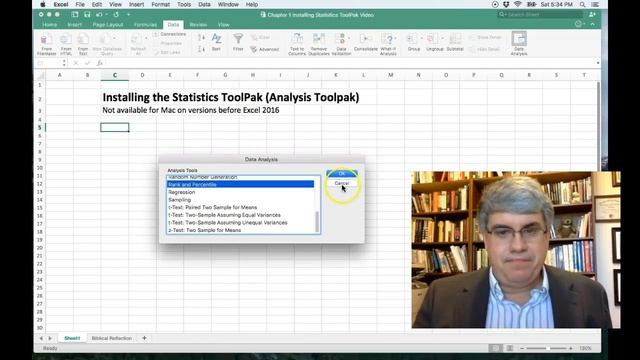 Installing the Statistics Toolpak (Data Analysis Toolpak) in Excel 2016 for Mac смотреть онлайн