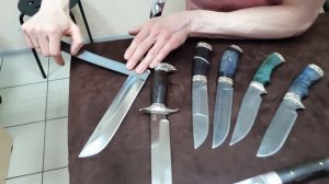 Ножи которые мы не показывали от Мастерской Семина от 24.03.22г | х12мф | 95х18 | дамаская сталь |