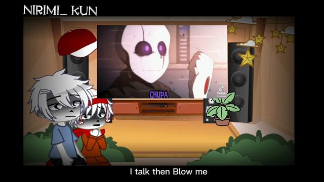 •|PAPYRUS AND SANS REACT GASTER|GASTER AS DAD|🇺🇲🇧🇷|Nirimi_Kun [1/1]