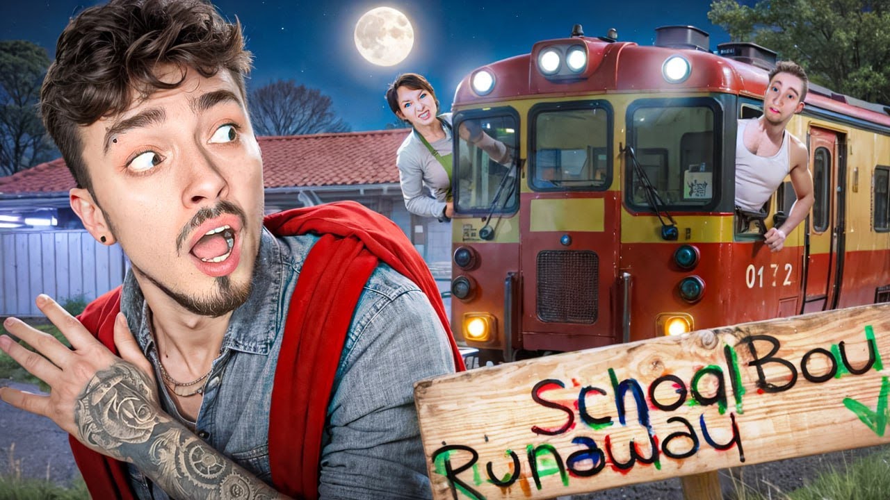 СБЕЖАЛ НА ПОЕЗДЕ ОТ ЗЛЫХ РОДИТЕЛЕЙ В SCHOOLBOY RUNAWAY В МАЙНКРАФТ! смотреть онлайн