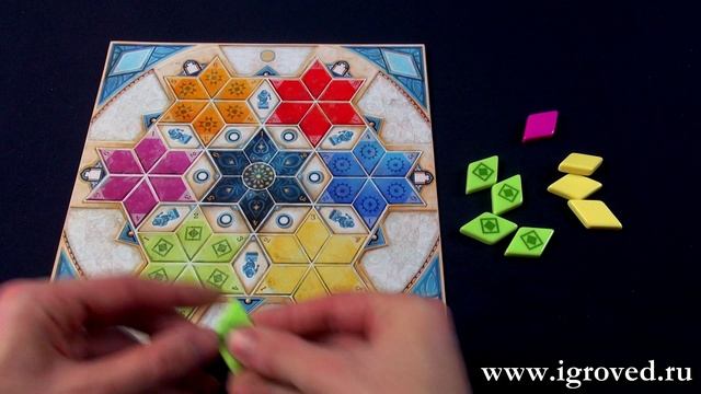 Азул. Летний дворец. Обзор настольной игры от Игроведа смотреть онлайн
