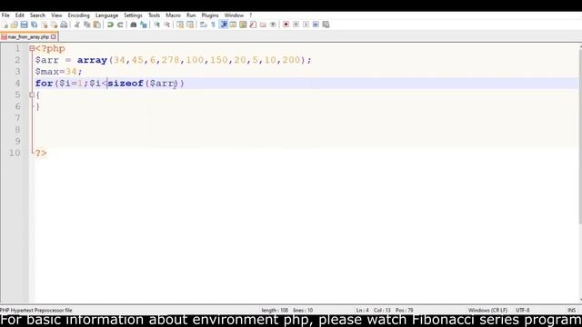 WAP to Find maximum number from an array/program find max number смотреть онлайн