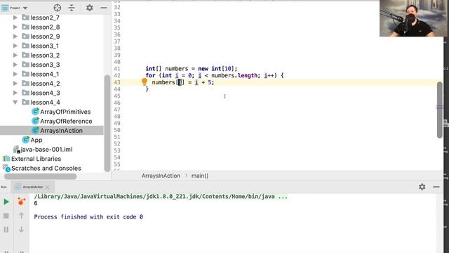 28 3 Использование массивов в Java смотреть онлайн
