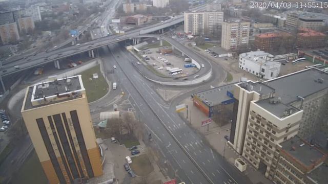 Москва - Нижегородская улица - веб камера 03.04.2020, 08:55