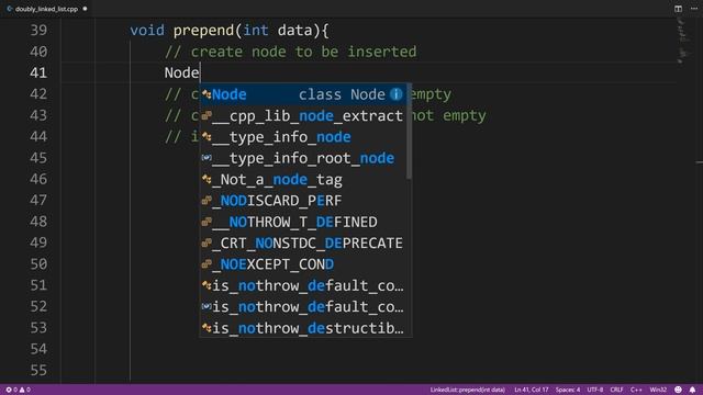 Linked List For Beginners in C++ : Doubly Linked List Prepend Part11 смотреть онлайн