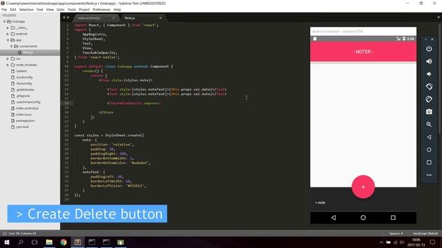 How to make an app - React Native Tutorial - Create a Todo tasks app in 25 minutes смотреть онлайн