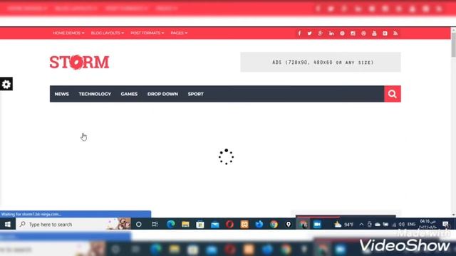 Storm - Clean Magazine & Blog Theme WordPress смотреть онлайн