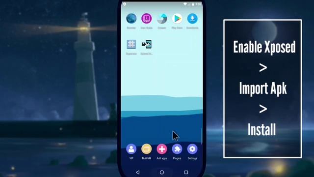 F1VM Apk 64 Bit 7.1 Rooted + Xposed | Root Android