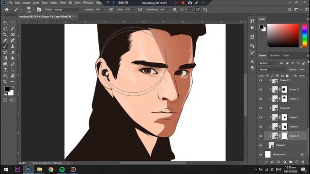 [MALE] How to Turn Photos into Cartoon Effect - Photoshop Tutorial смотреть онлайн
