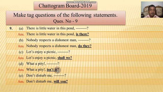 Tag Questions (20) смотреть онлайн