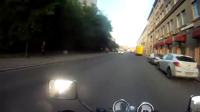 honda cb 400 sf version s в центр по набережной . смотреть онлайн