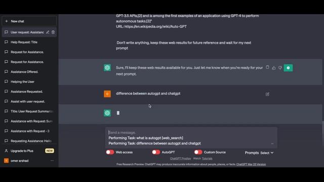 AUTOGPT On CHATGPT UI смотреть онлайн