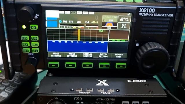 XIEGU G90 &YAESU 818 смотреть онлайн