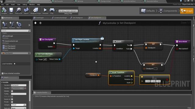 Blueprints - How to Setup Checkpoints Extended 2/2 - Unreal Engine 4 смотреть онлайн