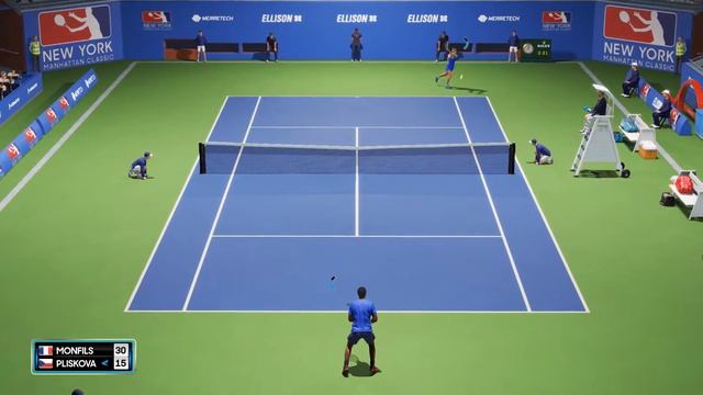AO Tennis 2 - GAEL MONFILS VS KAROLINA PLISKOVA смотреть онлайн