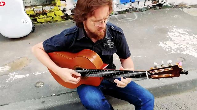 Виктор Цой (Кино) - Звезда по имени Солнце / Grigorii Ubiennykh (Guitar cover) смотреть онлайн