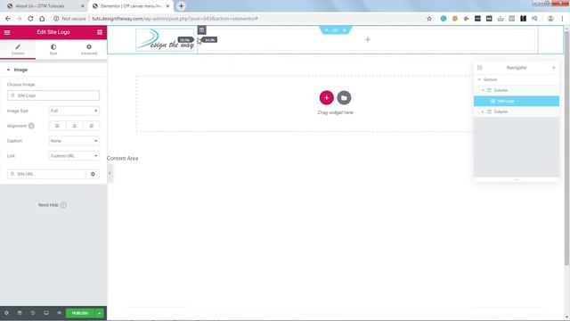 How to create an off canvas menu in elementor смотреть онлайн