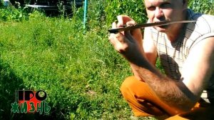 Обзор.Китайский серп. Борьба с сорняками - заготовка мульчи.  Серп