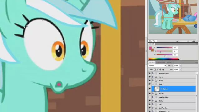 My Little Pony : Friendship is Magic Speedart - Lyra смотреть онлайн