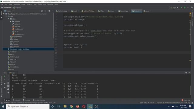 Logistic Regression in python from scratch смотреть онлайн