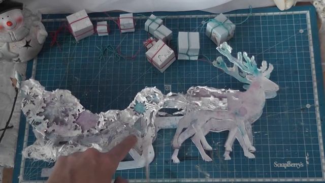 Мастер-класс: "Сани Деда Мороза" ч.2. Новогодний альтер-объект/TUTORIAL смотреть онлайн