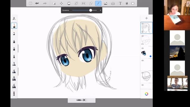 Рисуем чиби-персонажа. Часть 2. Волосы.6 отряд смотреть онлайн