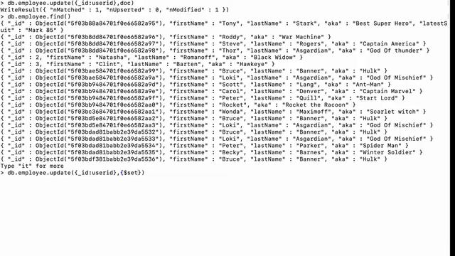 MongoDB Basics | Tutorial 8: CRUD – Update – Replacement, Operators смотреть онлайн