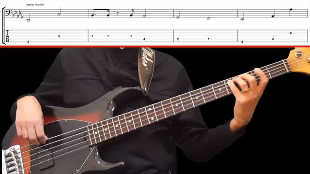 NOTHING'S GONNA CHANGE MY LOVE FOR YOU (George Benson) How to Play Bass Groove Cover Score & Tab смотреть онлайн