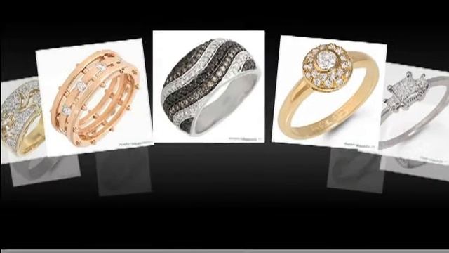 Кольца с бриллиантами. GoldenMagazin.RU