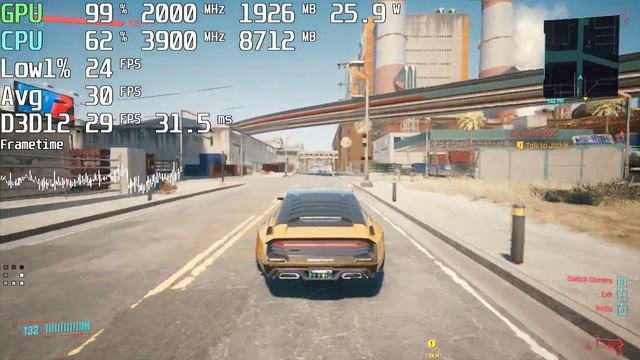 Cyberpunk 2077 1.3 PATCH 720p Low 30 FPS | GT 1030 DDR5 | i5 9400f смотреть онлайн