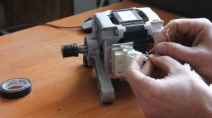 Подключение однофазного двигателя от стиральной машины.