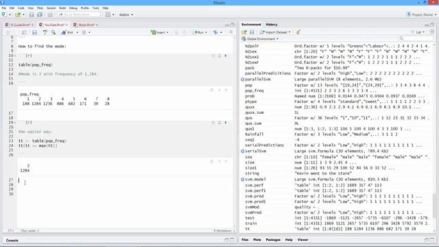 How to Find the Mode in R. [HD] смотреть онлайн