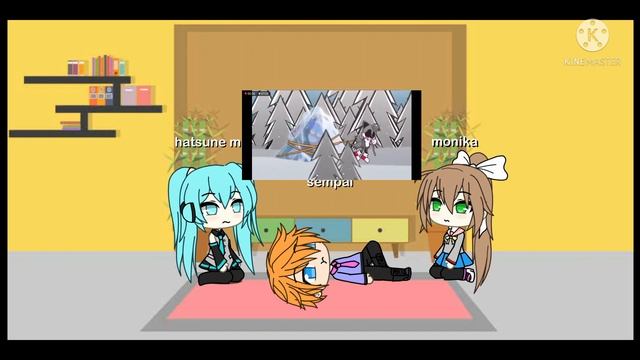 fnf react to monochrome but everyone sings it смотреть онлайн