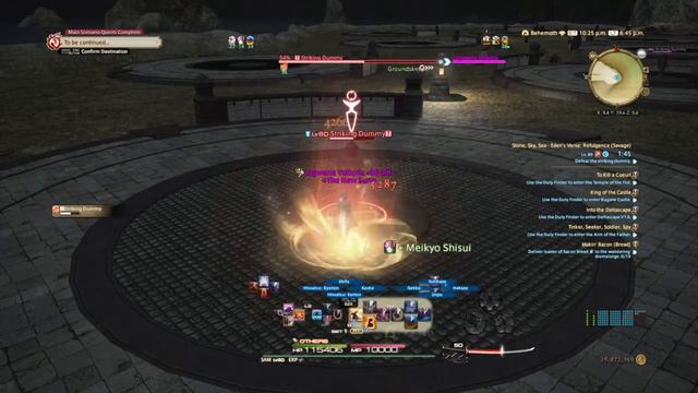 FINAL FANTASY XIV Samurai FFXIV, 5.3 PS4. Basic Rotation смотреть онлайн