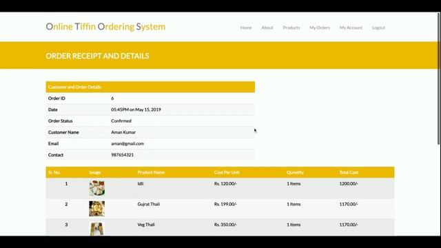 Python Django And MySQL Project on Online Tiffin Ordering System смотреть онлайн