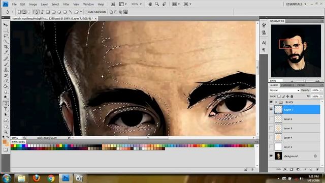 Tutorial Vector Art Photoshop - Chris Evans (Timelapse) смотреть онлайн
