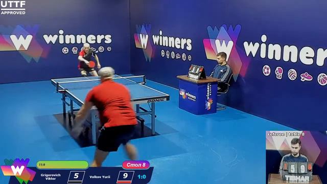 WINners League 05.03.2021 Grigorovich Viktor - Volkov Yurii. 09:45 смотреть онлайн