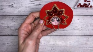 ? Брошь Матрешка Мастер - Класс / DIY Brooch Princess