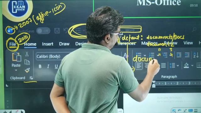 MS word, word processor, ms office class in hindi for all one day exam ssc, junior assistant, aps смотреть онлайн