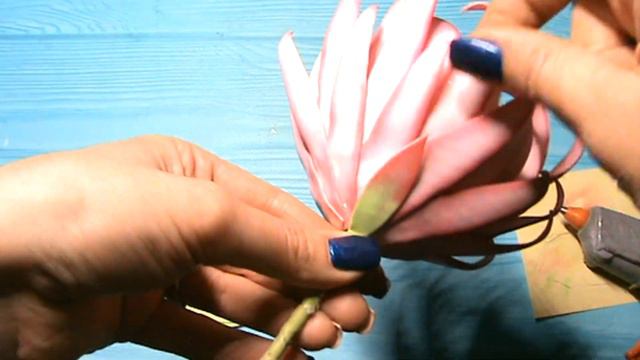 Протея из фоамирана часть 2/Protea from foamiran part 2 смотреть онлайн