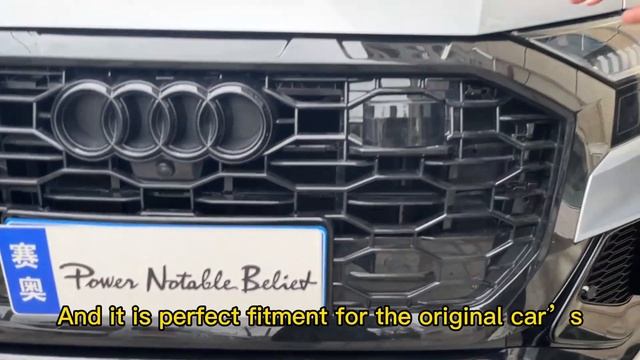 Audi Q8 Modification RSQ8 Front Bumper And Grill 2019 2020 2021 2022