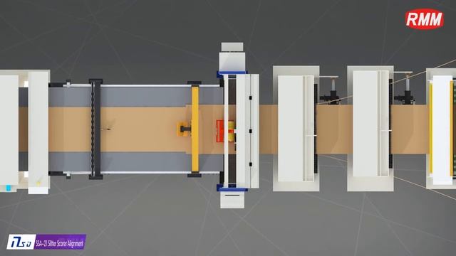 Выравниватель перед продольной резкой