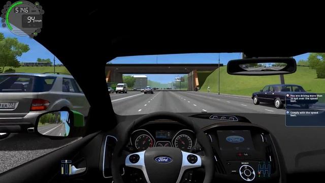 Ford Focus ST 2012 City Car Driving смотреть онлайн