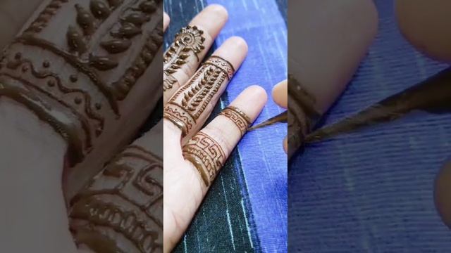 easy finger mehendi design #shorts #viral #shortvideo #viralshorts смотреть онлайн