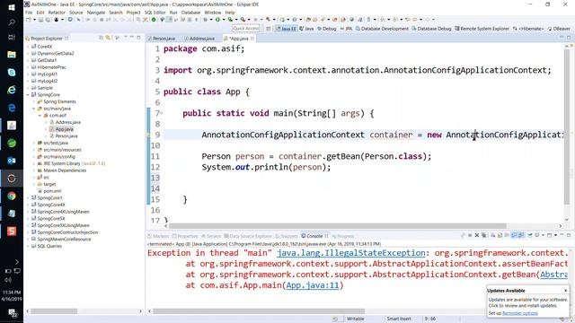 SpringFramework 25A - Depedency Injection using @Autowired, @Resource, @Inject смотреть онлайн