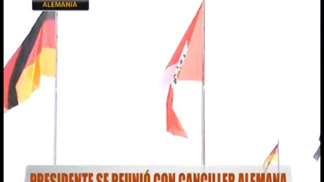 Presidente se reunió con Canciller Alemana смотреть онлайн