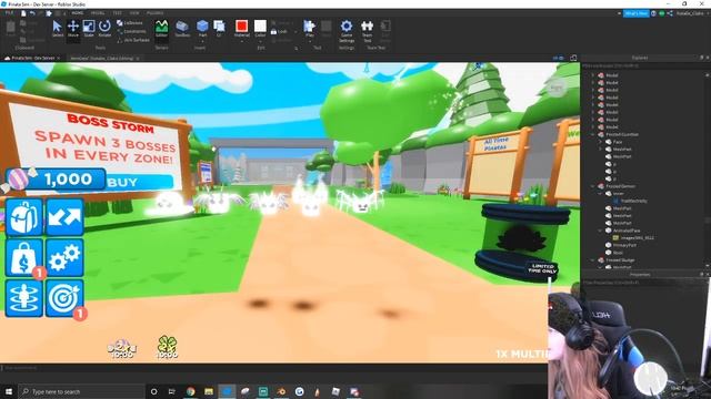ROBLOX GAME DEV LIVE! | Pinata Simulator Development смотреть онлайн
